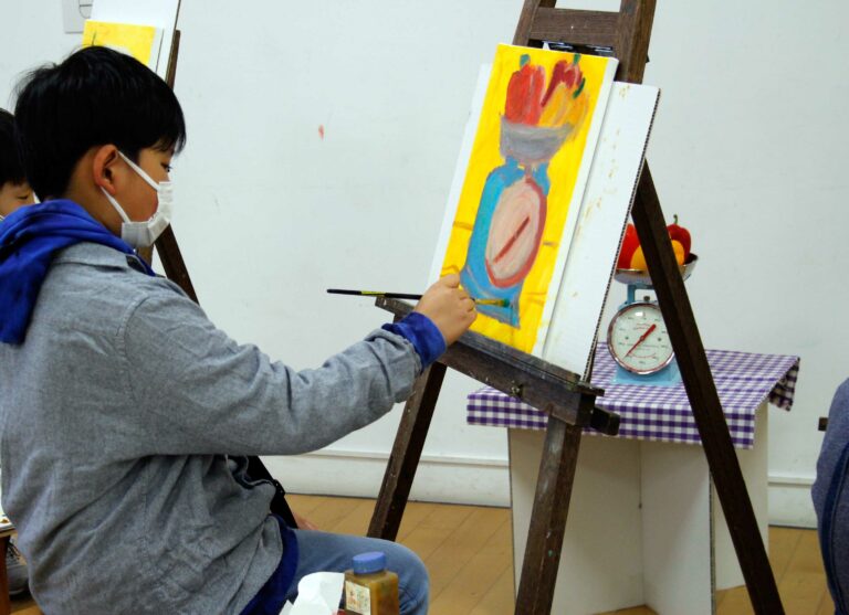 油絵をかこう　講座イメージ