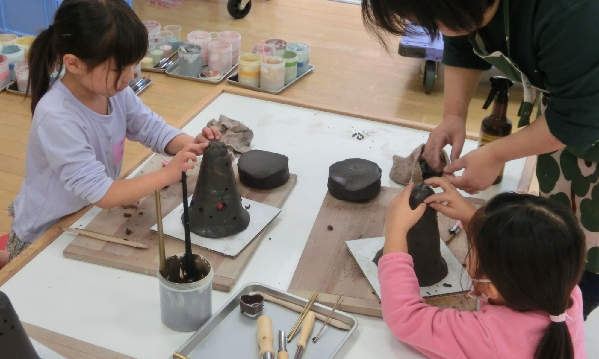 やきものでキャンドルホルダーをつくろう4