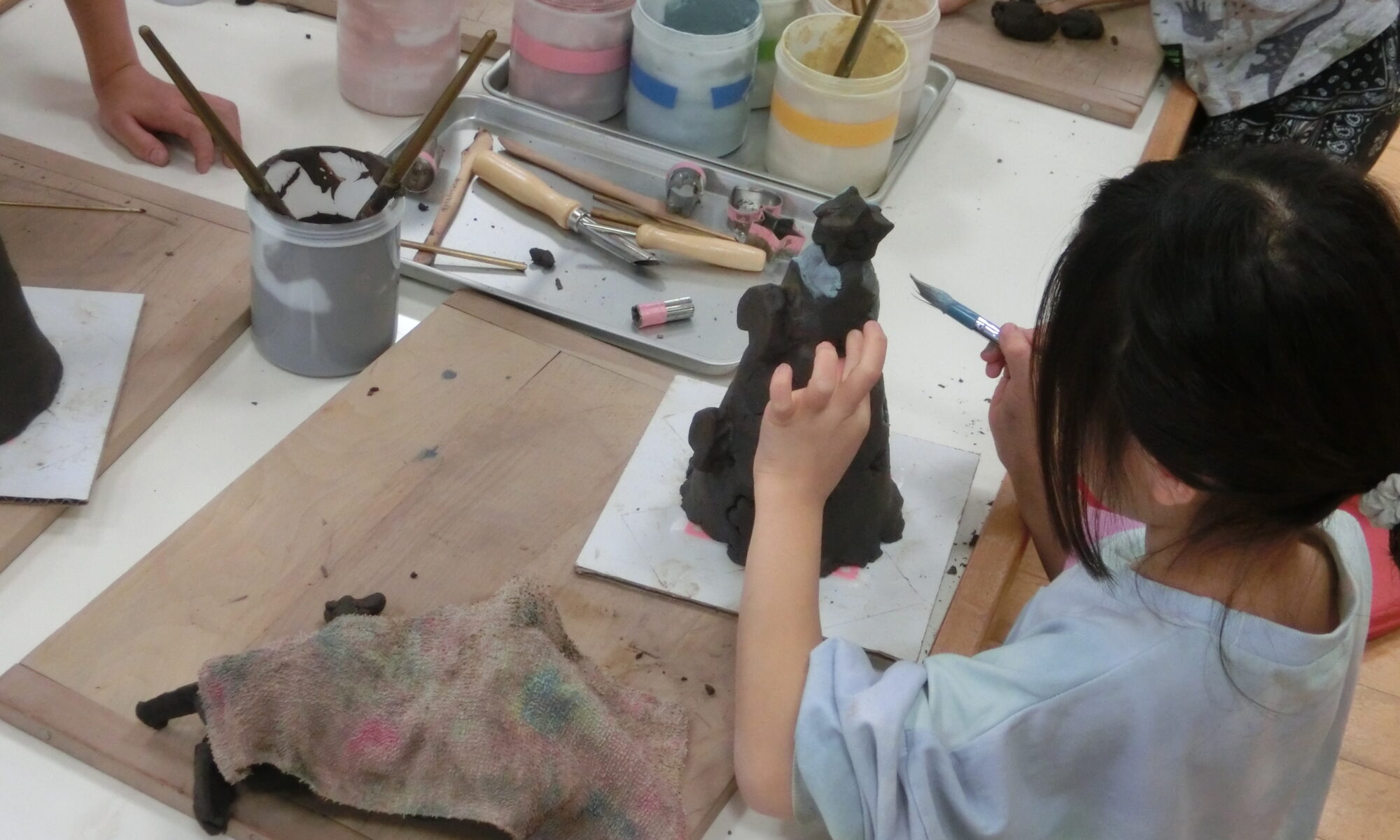 やきものでキャンドルホルダーをつくろう6